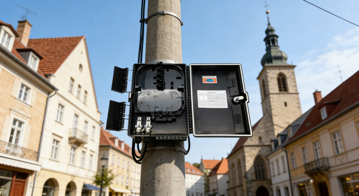16-Core Fiber Optic Distribution Box IP65 FTTH