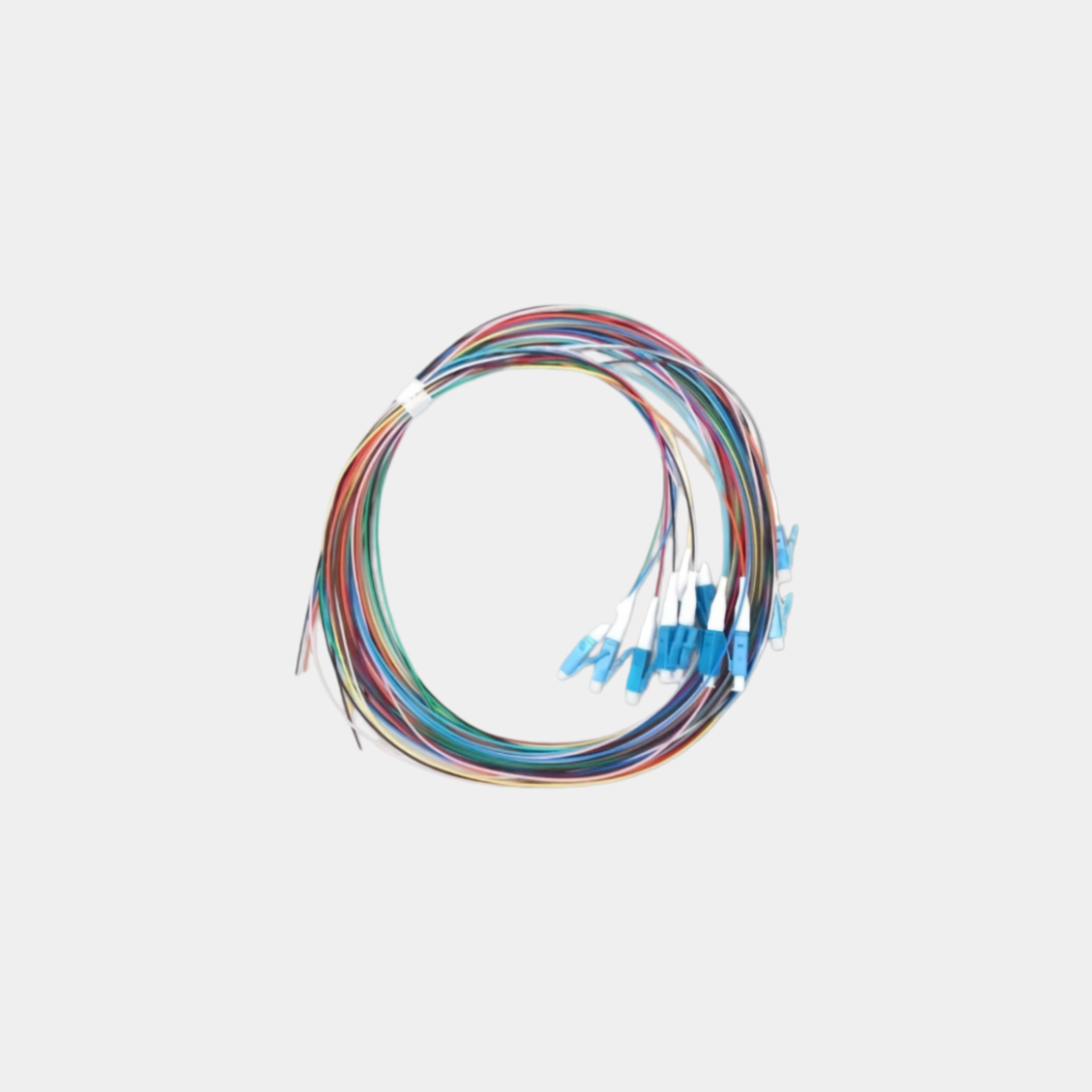 Fiber Pigtails12 colors, LC/APC