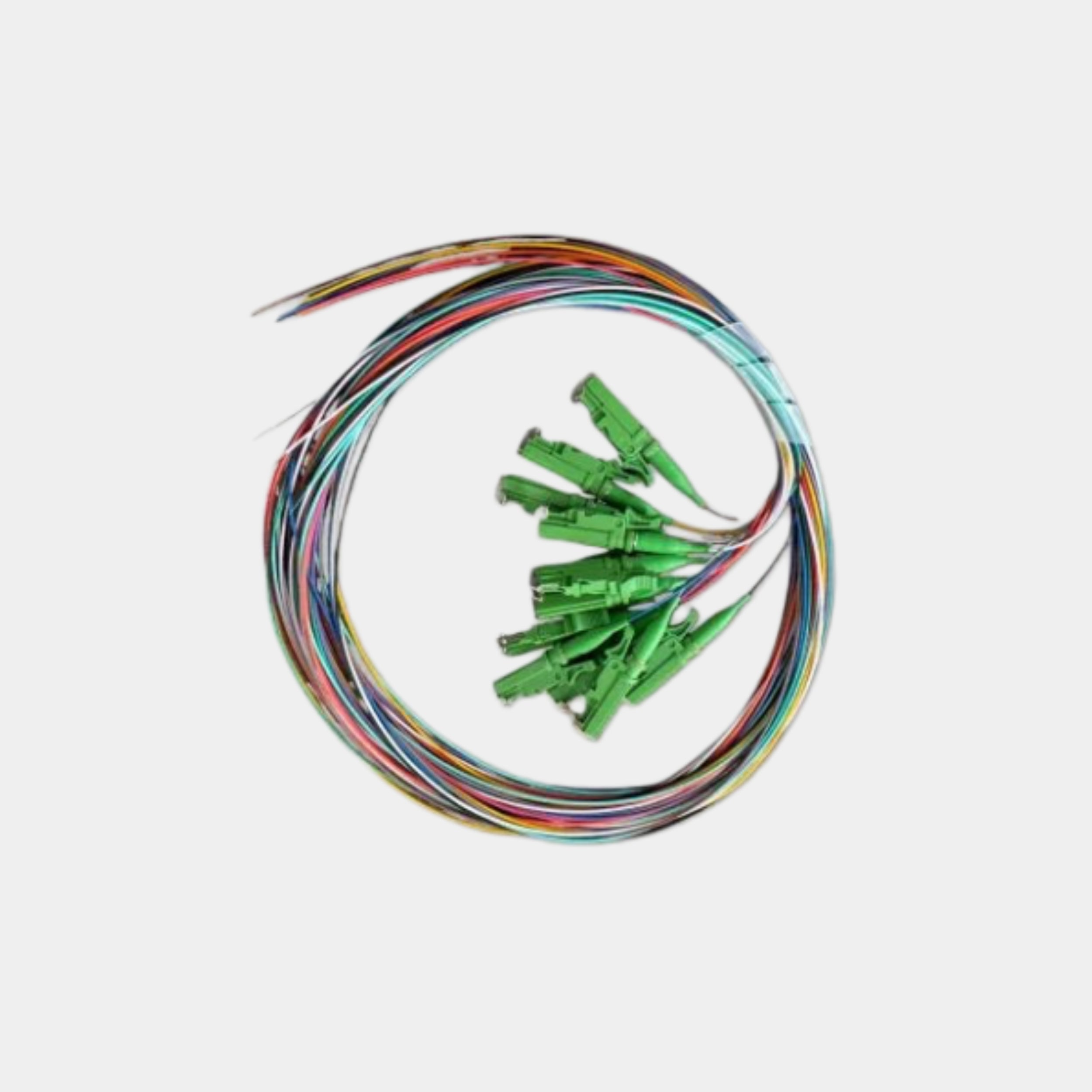 Fiber Pigtail 12 colors E2000/APC